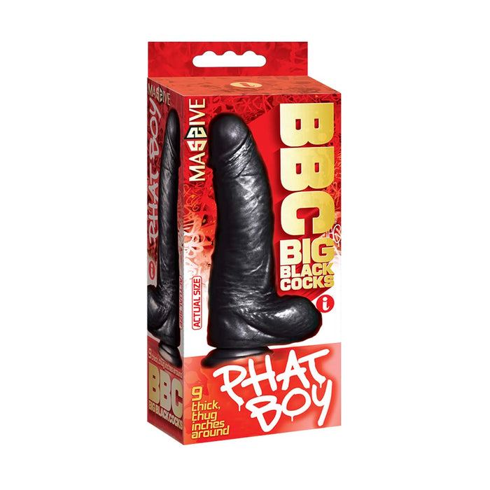 Massive - Big Black Cock - Phat Boy - 22.9 cm-Erotiekvoordeel.nl