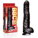 Massive - Big Black Cocks - Unkut - Onbesneden Dildo - PVC - 35 x 6,5 cm-Erotiekvoordeel.nl