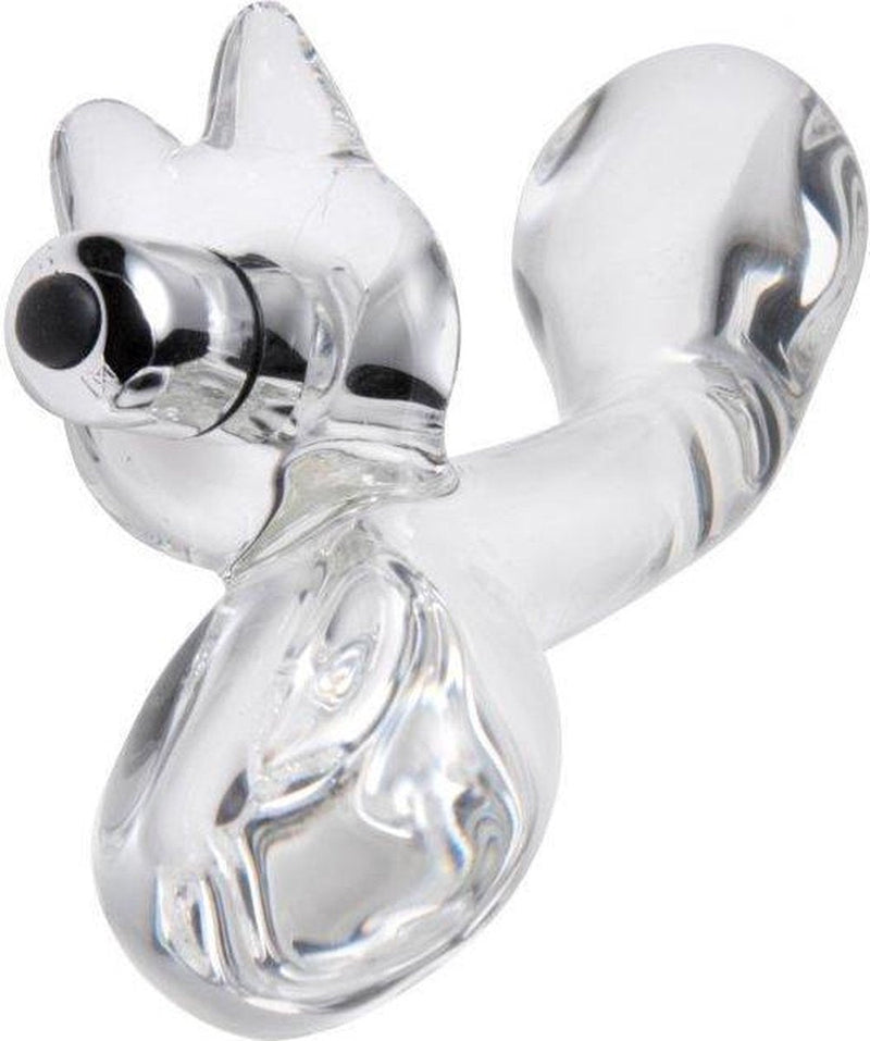 Master Series - Glazen Rabbit Vibrator - Damaru-Erotiekvoordeel.nl