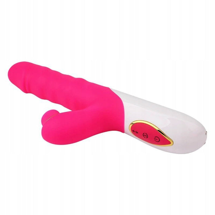 Melody Woo - Clit Kisser - Luchtdruk en Stotende Vibrator - Roze-Erotiekvoordeel.nl