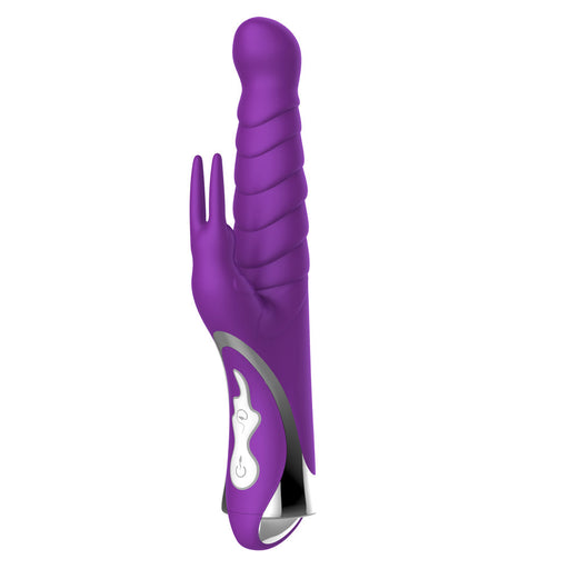 Melody Woo - Ripple Rabbit Vibrator - Paars-Erotiekvoordeel.nl