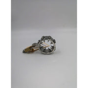 Kiotos Steel - Metalen Cockring Met Spikes Binnenkant En Hangslotje-Erotiekvoordeel.nl