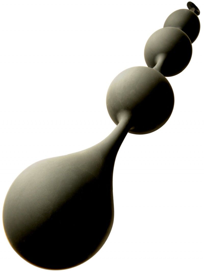 Mister B - Perles anales - 4 Anal Drops - Silicone - Zwart-Erotiekvoordeel.nl