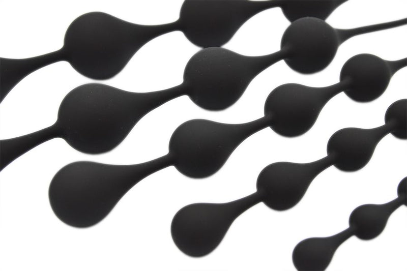 Mister B - Perles anales - 4 Anal Drops - Silicone - Zwart-Erotiekvoordeel.nl