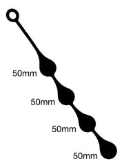Mister B - Perles anales - 4 Anal Drops - Silicone - Noir - Erotiekvoordeel.nl