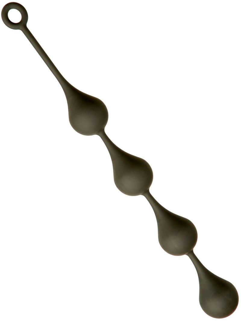 Mister B - Perles anales - 4 Anal Drops - Silicone - Zwart-Erotiekvoordeel.nl