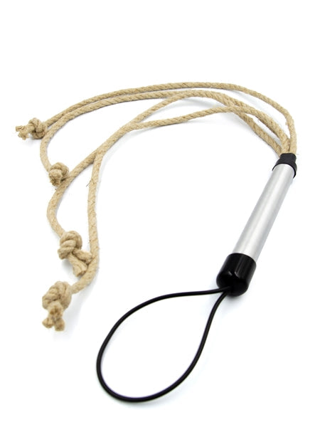 Mister B - Fouet Impact en corde de chanvre - Hemp - 4 brins séparés - Longueur 45 cm-Erotiekvoordeel.nl