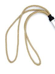 Mister B - Impact Zweep Van Hennep Touw - Hemp - Dubbele Lus - Lengte 32 cm-Erotiekvoordeel.nl