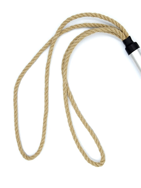 Mister B - Impact Zweep Van Hennep Touw - Hemp - Dubbele Lus - Lengte 32 cm-Erotiekvoordeel.nl