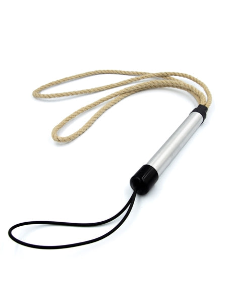 Mister B - Impact Zweep Van Hennep Touw - Hemp - Dubbele Lus - Lengte 32 cm-Erotiekvoordeel.nl