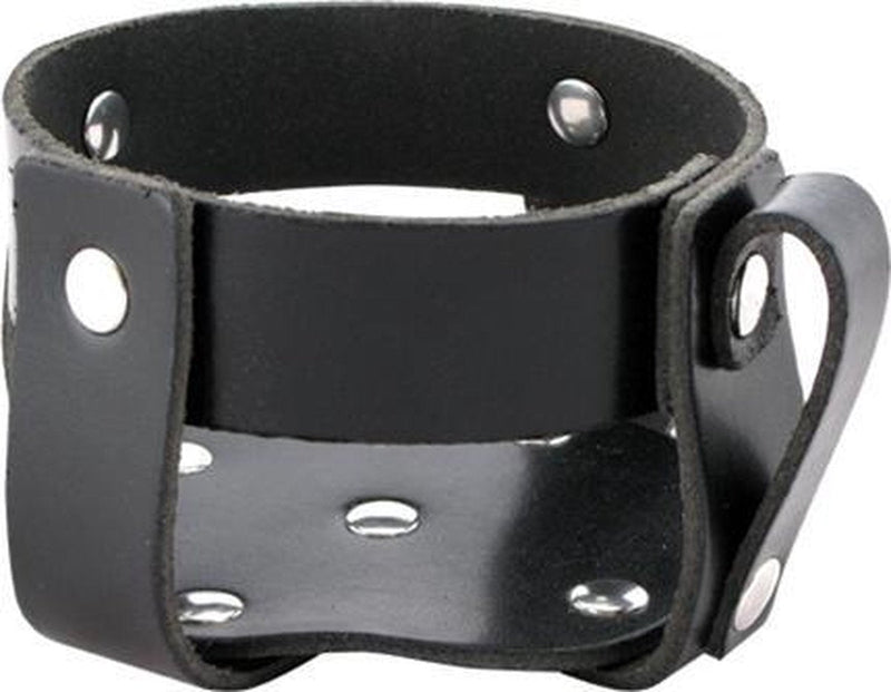 Mister B - Leren Crisco Glijmiddel Houder - Zwart-Erotiekvoordeel.nl