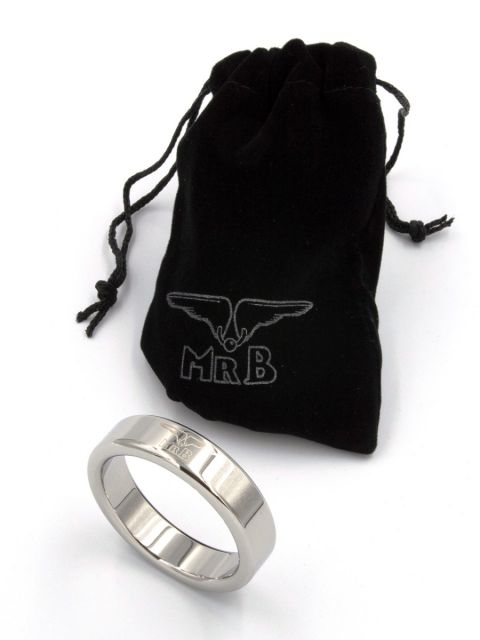 Mister B - Anillo para el pene de acero inoxidable - Ligero - Diámetro 52,5 mm - Erotiekvoordeel.nl