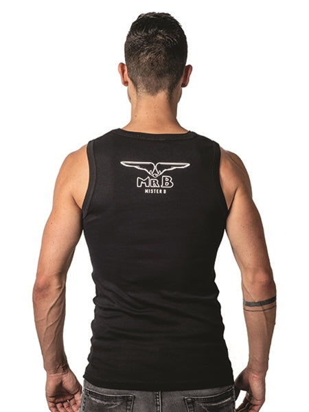 Mister B - Tanktop met Logo - Zwart - Maat S-Erotiekvoordeel.nl