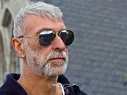 Mister B - Zonnebril Motoragent - Aviator Sunglasses-Erotiekvoordeel.nl