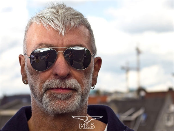 Mister B - Zonnebril Motoragent - Aviator Sunglasses-Erotiekvoordeel.nl