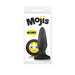 Moji's - OMG - Buttplug met Emoji - Medium - Zwart-Erotiekvoordeel.nl