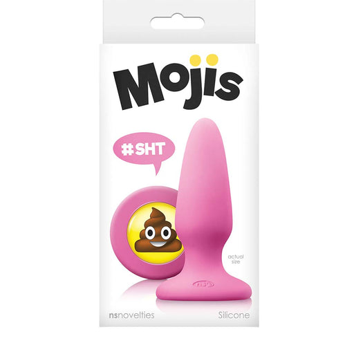 Moji's - SHT - Buttplug met Emoji - Medium - Roze-Erotiekvoordeel.nl