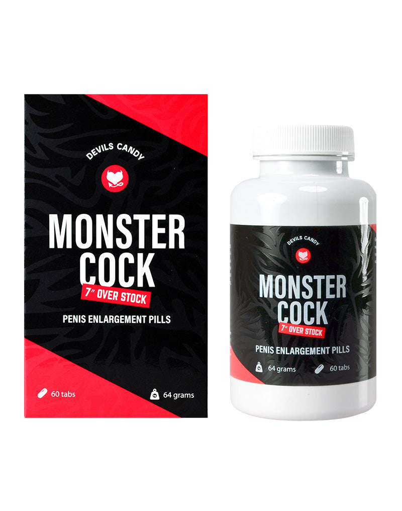 Morningstar - Devils Candy Monster Cock 7“ Overstock - Härtere Erektionen - 60 Tabletten - Erotiekvoordeel.nl