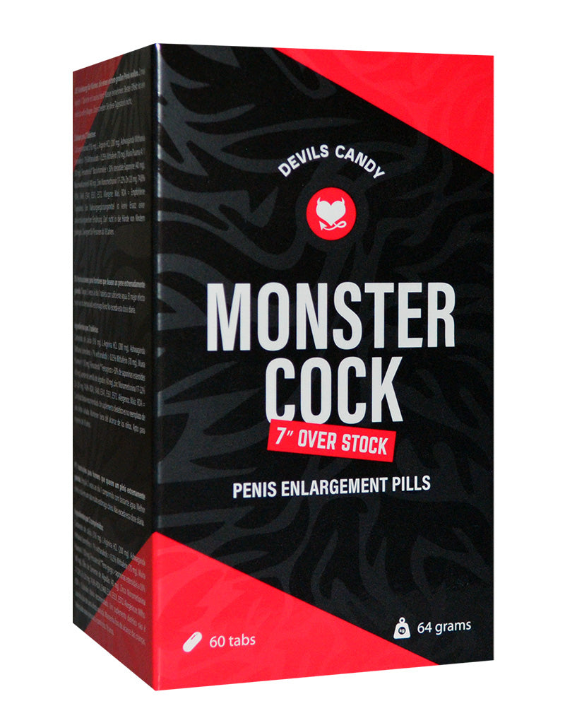 Morningstar - Devils Candy Monster Cock 7“ Overstock - Härtere Erektionen - 60 Tabletten - Erotiekvoordeel.nl