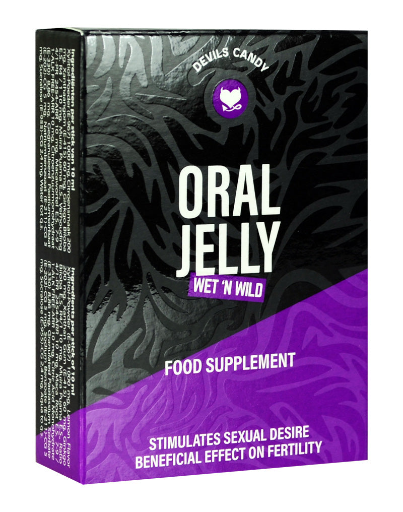 Morningstar - Devils Candy Oral Jelly Wet 'n Wild - Afrodisiaco - 5 x 10 ml - Erotiekvoordeel.nl