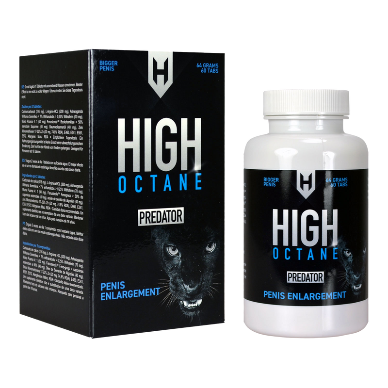 Morningstar - High Octane - Predator - Penisvergrößerung - 60 Tabletten - Erotiekvoordeel.nl