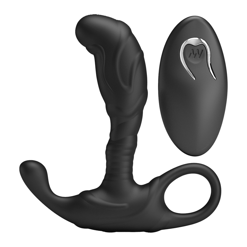 Mr. Play - Super Power - Prostate Stimulator with Remote Control - Black-Erotiekvoordeel.nl