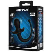 Mr. Play - Super Power - Vibrating Dog Tail Butt Plug with Remote Control - Black-Erotiekvoordeel.nl