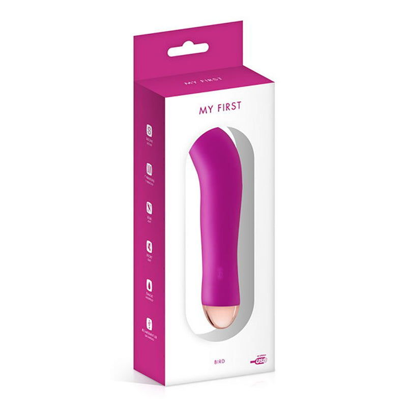 My First - Vibrador Bird - Rosa intenso-Erotiekvoordeel.nl