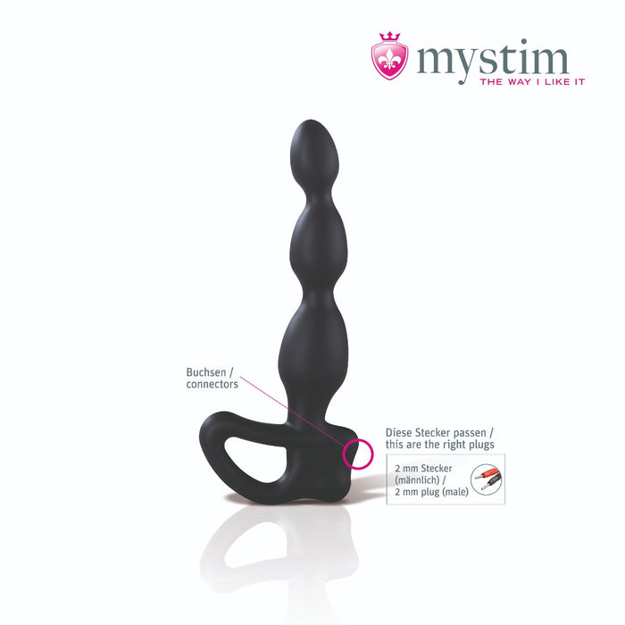 Mystim - Electrosex - Big Bend-It! - Buigbare Buttplug-Erotiekvoordeel.nl