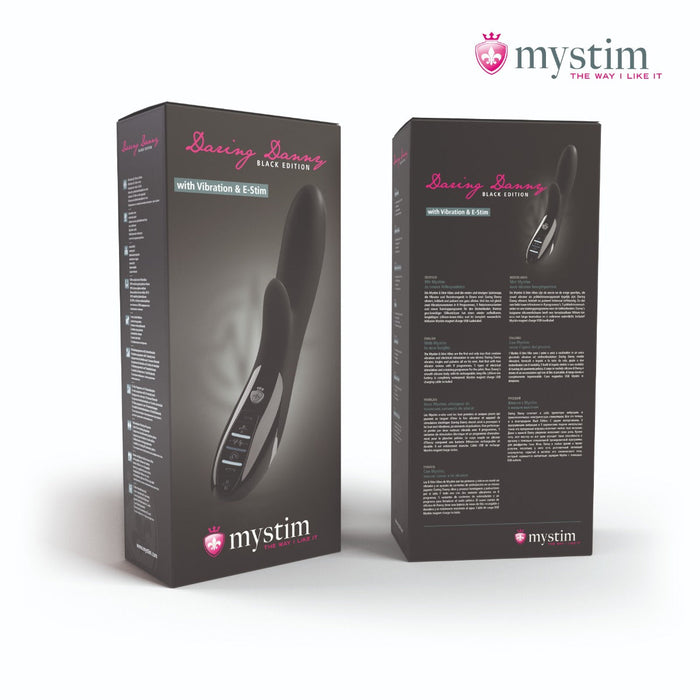 Mystim - Electrosex - Daring Danny - E-Stim Vibrator - Black Edition - Zwart-Erotiekvoordeel.nl