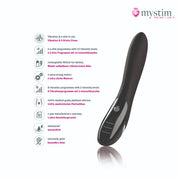 Mystim - Electrosex - Electric Eric - E-stim Vibrator - Zwart-Erotiekvoordeel.nl