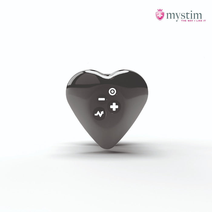 Mystim - Electrosex - Heart's Desire - E-stim Layon Vibrator - Black-Erotiekvoordeel.nl