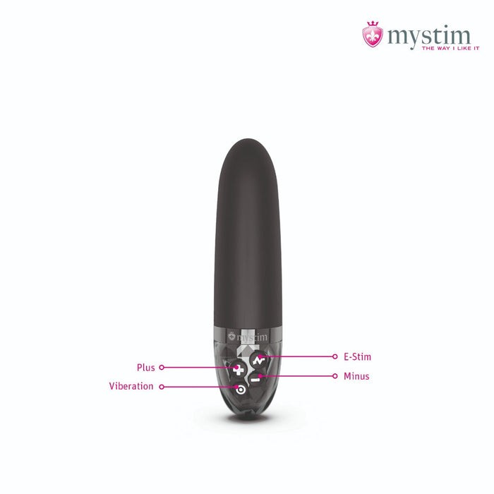 Mystim - Electrosex - Sleak Freak - E-stim Vibrator - Zwart-Erotiekvoordeel.nl