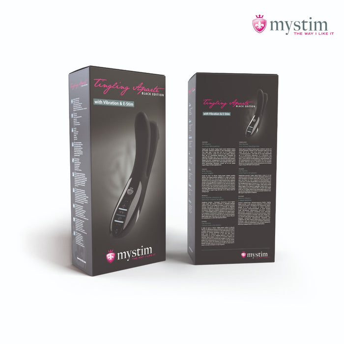 Mystim - Electrosex - Tingling Aparte - E-stim Vibrator - Black-Erotiekvoordeel.nl