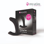 Mystim - Electrosex - Twisting Tom - Quatropolar E-stim Prostaat Buttplug - Czarny-Erotiekvoordeel.nl