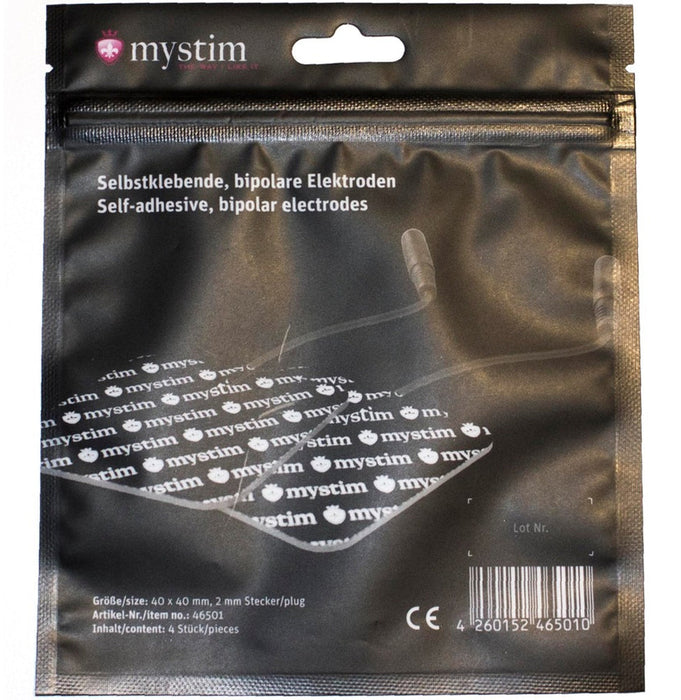 Mystim - Electrosex - Zelfklevende Plak Electrodes - 4 stuks-Erotiekvoordeel.nl