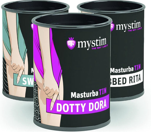 Mystim - Mini Masturbator in Blikje - Masturbatin Dotty Dora-Erotiekvoordeel.nl