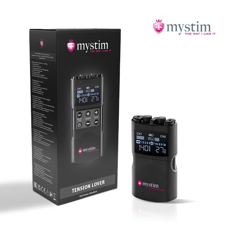 Mystim Tension Lover 2 – Powerbox per elettrostimolazione con 2 canali e 7 programmi - Erotiekvoordeel.nl