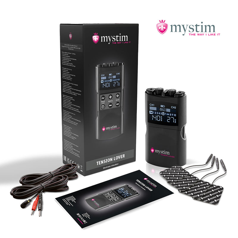 Mystim Tension Lover 2 – Powerbox per elettrostimolazione con 2 canali e 7 programmi - Erotiekvoordeel.nl