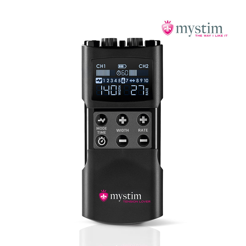 Mystim Tension Lover 2 – Powerbox per elettrostimolazione con 2 canali e 7 programmi - Erotiekvoordeel.nl
