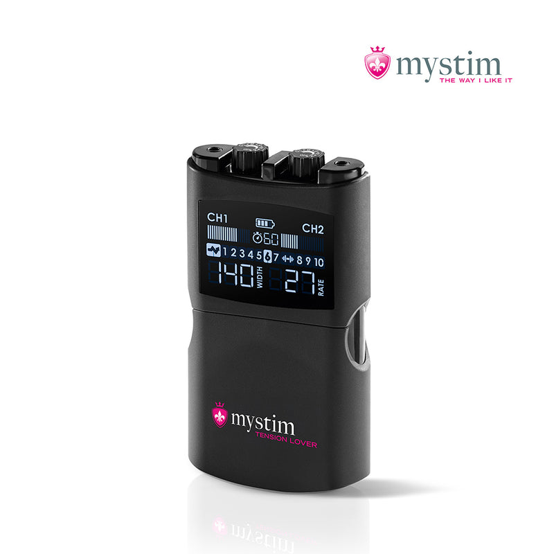 Mystim Tension Lover 2 – Powerbox per elettrostimolazione con 2 canali e 7 programmi - Erotiekvoordeel.nl