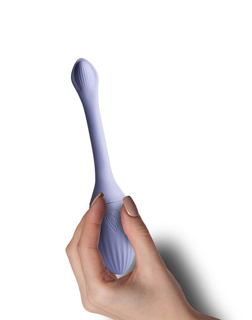 NIYA 1 - Vibrerende Kegel Massager - Vibrerend Eitje - met Afstandsbediening - Lichtblauw-Erotiekvoordeel.nl