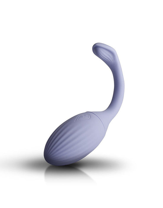 NIYA 1 - Vibrerende Kegel Massager - Vibrerend Eitje - met Afstandsbediening - Lichtblauw-Erotiekvoordeel.nl