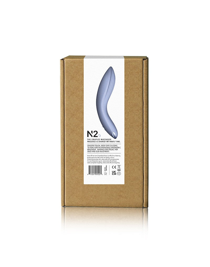 NIYA 2 - Ergonomische Massager - Lichtblauw-Erotiekvoordeel.nl