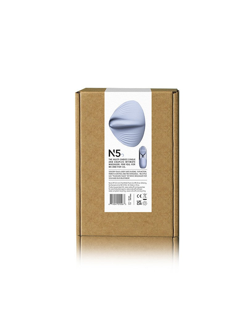 NIYA 5 - Multifunctionele Unisex Vibrator met Afstandsbediening - Lichtblauw-Erotiekvoordeel.nl