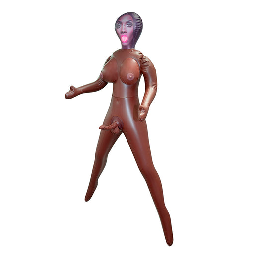 NMC - Eager Bae - Poupée gonflable She-male avec pénis et gros seins - Erotiekvoordeel.nl