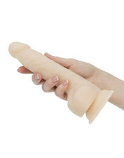 Naked Addiction - Dubbellaags Siliconen Dildo Met Zuignap Met Incredifeel Technologie 21.5 cm-Erotiekvoordeel.nl