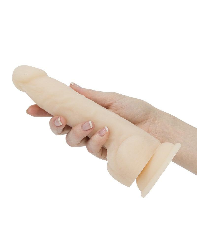 Naked Addiction - Stotende Dildo Met Zuignap En Afstandsbediening - Dubbellaags Siliconen - 18 cm-Erotiekvoordeel.nl