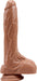 Naked Legend - Labour - Dildo met Zuignap - 20 cm - Medium Bruin-Erotiekvoordeel.nl