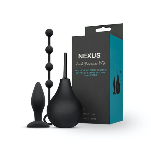 Nexus - Anal Beginner Kit met Kleine Anaalspeeltjes - Zwart-Erotiekvoordeel.nl